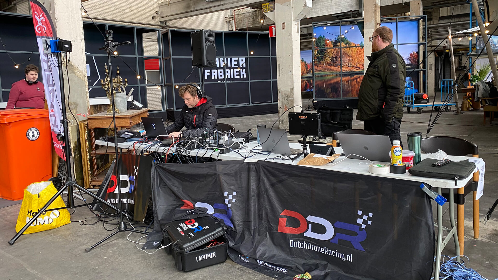First drone race @ Papierfabriek Nijmegen.