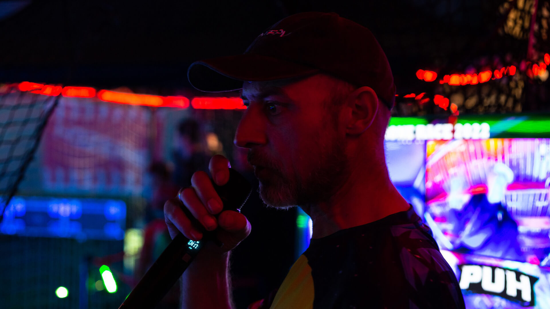 Stefan on the mic